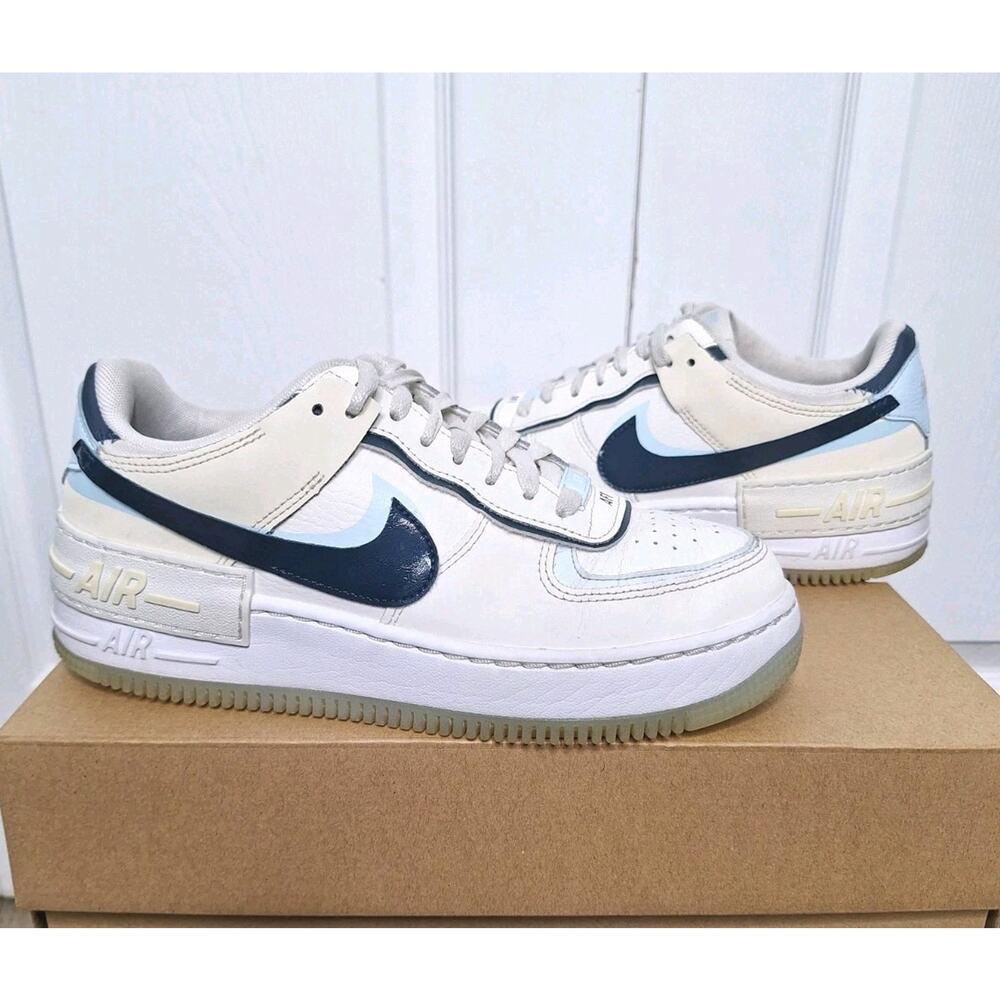 Nike Air Force 1 Shadow Glacier Blue DZ1847-107 size 8 Women's